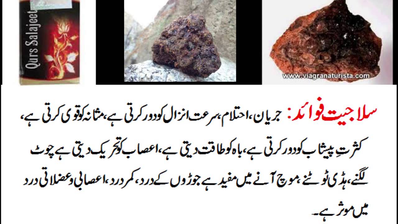 سلاجیت کیاہے ، کیسے حاصل کی جاتی ہے اور فوائد کیا ہیں
