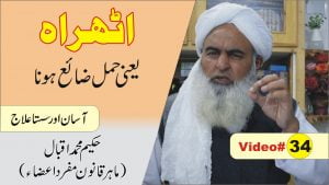 Read more about the article اٹھرہ یعنی باربار حمل ضائع ہو جانا