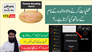 Read more about the article Taweez Decoding Part 3 جادوگر والدہ کے نام سے کیا کرتا ہے