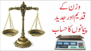 Read more about the article وزن کے قدیم اور جدید پیمانے