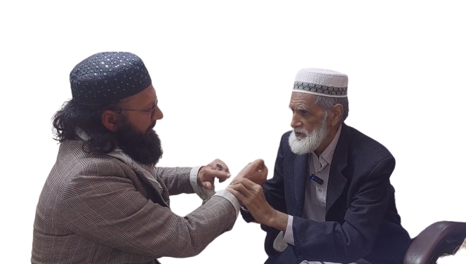 حکیم سید نعمت علی لمس سے طبی مزاج کی تشخیص