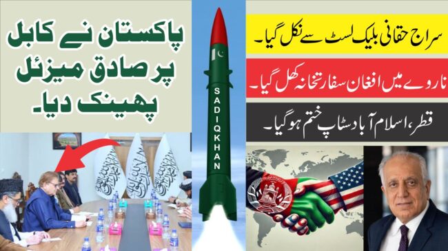 Read more about the article امریکا طالبان تعلقات میں پیش رفت