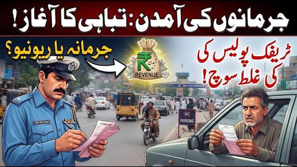 You are currently viewing ٹریفک پولیس کے جرمانے یا آمدن